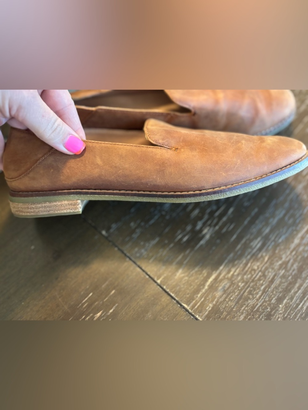 Sperry Top-Sider Seaport Levy Loafer Light Brown Leather - Women’s - EUC - Picture 4 of 6
